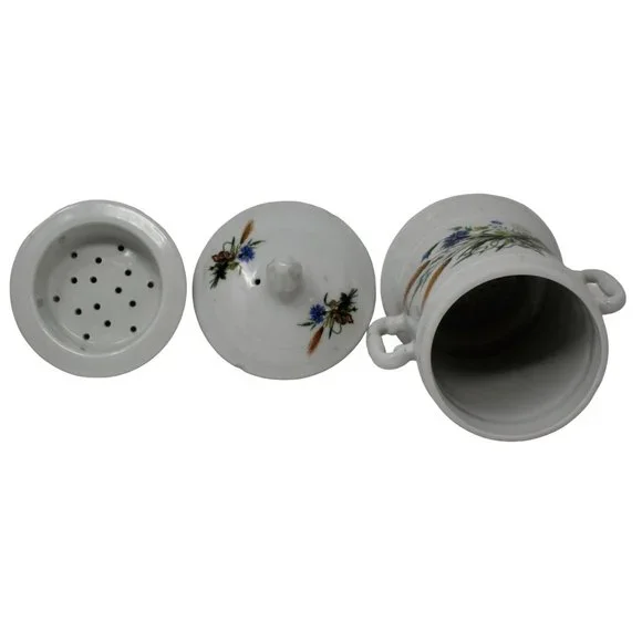 Teapot Infuser Strainer Lid BIA Cordon Bleu French Ceramic 4PC Coffee Tea Server - Picture 4 of 11